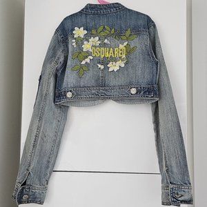 DESQAURED -Cropped Denim Jacket - RARE!!